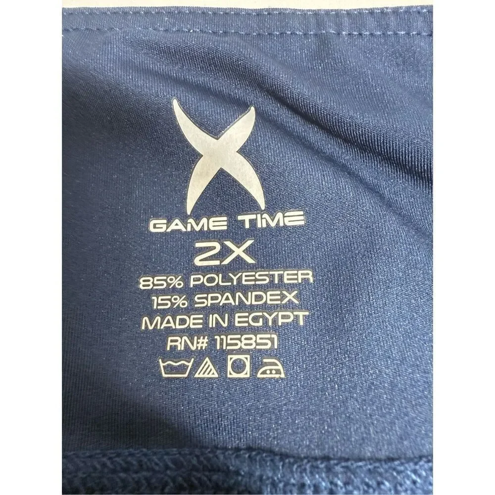 X Game Time Women’s Active Shorts Quick Dry Navy Blue Size 1X